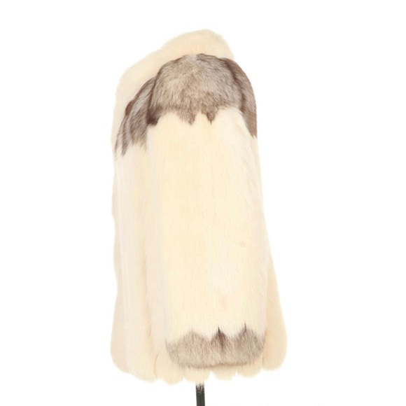 Blue Fox Fur Coat - Picture 4 of 9